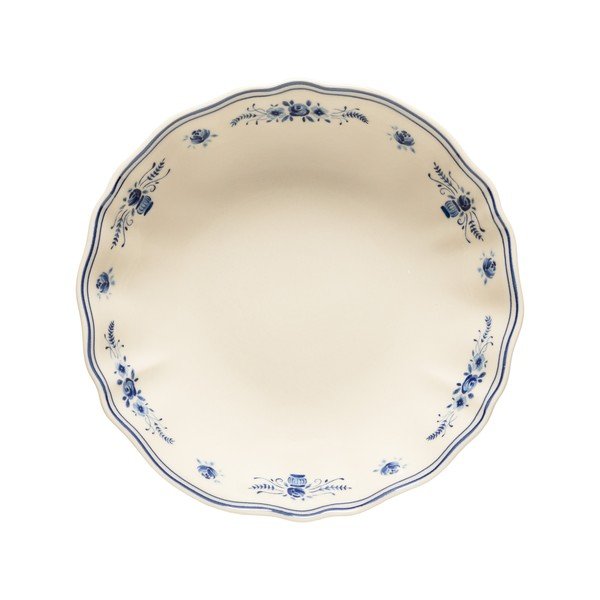 Moder/bež servirni krožnik iz kamenine ø 23 cm Vila – Costa Nova