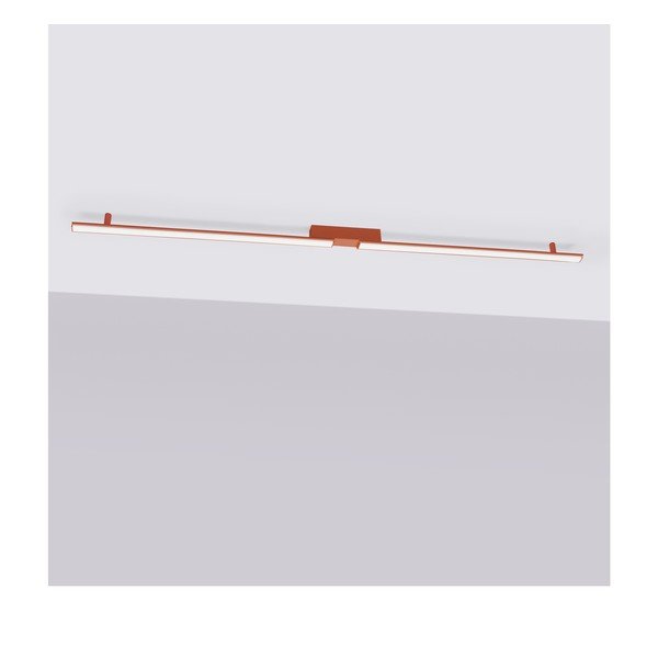 Opečnato oranžna aluminijasta LED stropna svetilka 4x181 cm LAGOM – Thoro-image-4