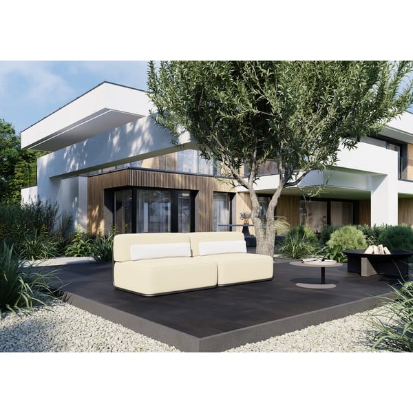 Bež vrtni modularni kavč 204 cm Straw – Sit Sit-image-3