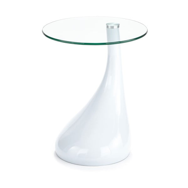 Okrogla mizica s steklenim vrhom ø 45 cm Pop - Tomasucci