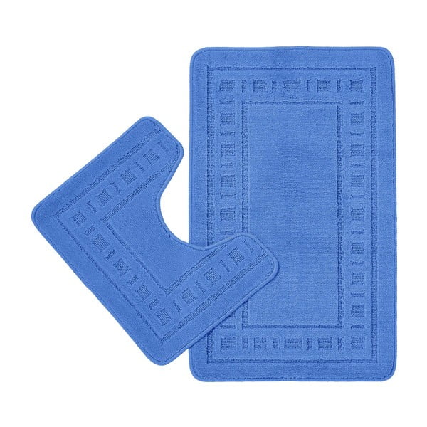 Modre kopalniške preproge v kompletu 2 kos 80x50 cm Armoni - Catherine Lansfield