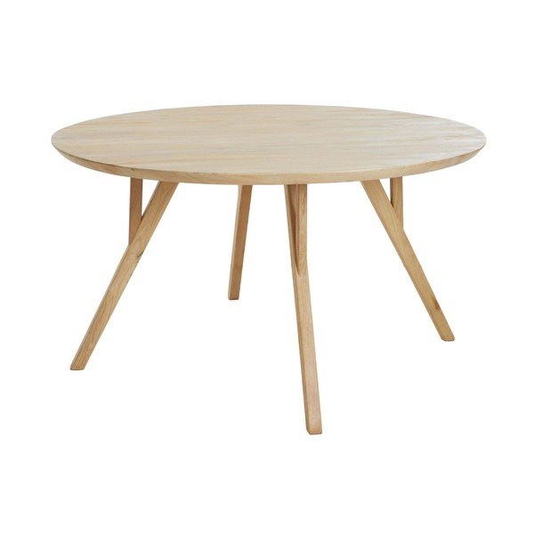 Okrogla jedilna miza iz masivnega manga ø 120 cm Quenza – Light & Living