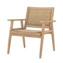 Vrtni fotelj iz masivnega lesa v naravni barvi Sorrento – Bloomingville