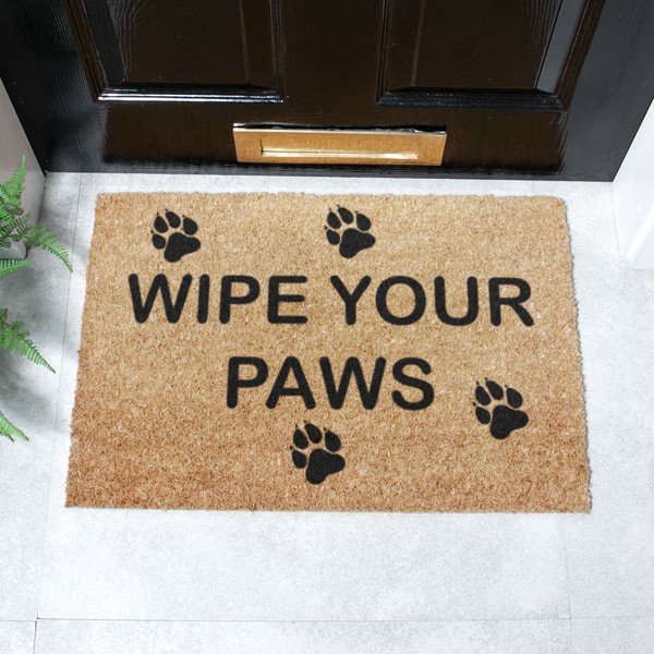 Predpražnik iz kokosovih vlaken 40x60 cm Wipe Your Paws – Artsy Doormats-image-2
