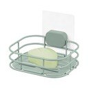 Mentolno zelen kovinski podstavek za milo z namestitvijo brez vrtanja Grena – Compactor