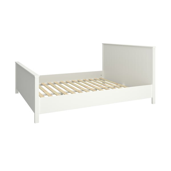 Bela zakonska postelja 180x200 cm Tromsö - Tvilum
