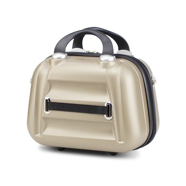 Kovček za ročno prtljago v zlati barvi My Valice SMART BAG LASSO Make Up & Hand Suitcase-image-3