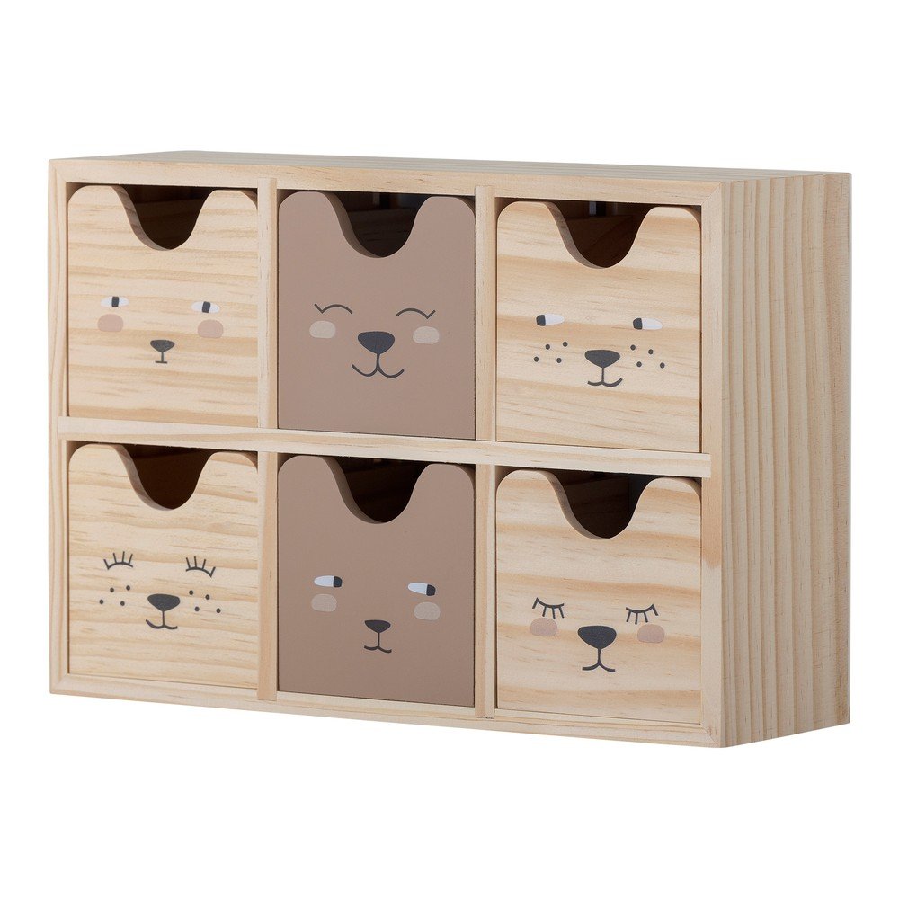 Lesen otroški organizator za igrače v naravni barvi 27x8x18 cm Calle