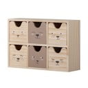Lesen otroški organizator za igrače v naravni barvi 27x8x18 cm Calle – Bloomingville Mini
