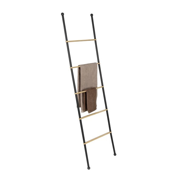 Črna/naravna kovinska dekorativna lestev Bambusa – Wenko-image-3