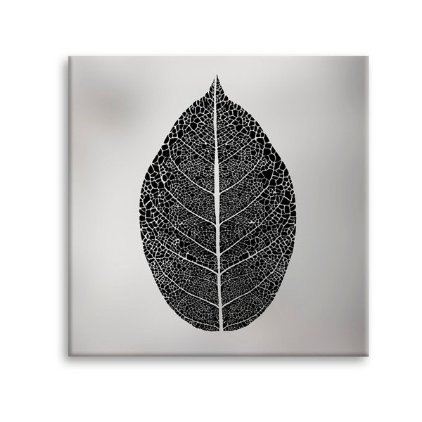 Slika na platnu Styler Silver Leaf, 60 x 60 cm