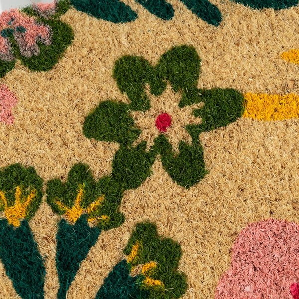 Predpražnik iz kokosovih vlaken 40x60 cm Flora – Casa Selección-image-1