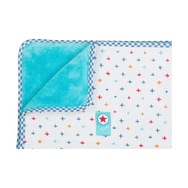 Modro-belo otroško posteljno pregrinjalo Tiseco Home Studio, 100 x 150 cm-image-1