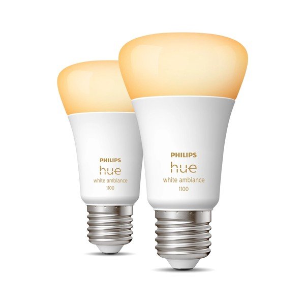 LED žarnice E27, 11 W v kompletu 2 ks White ambiance – Philips Hue-image-1