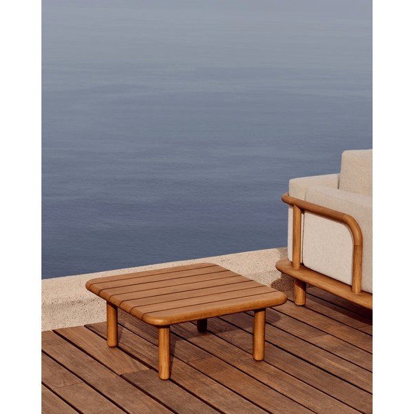 Vrtna miza iz tikovine 70x70 cm Turqueta - Kave Home-image-1