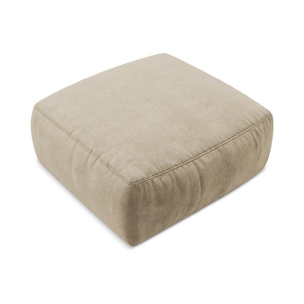 Svetlo rjav tabure iz šenilje Kuki – Makamii-image-2