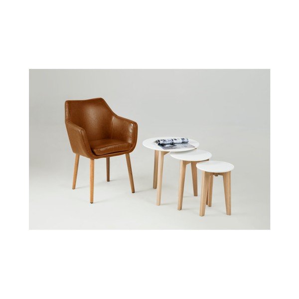 Okrogla mizica ø 50 cm Abin - Actona-image-1