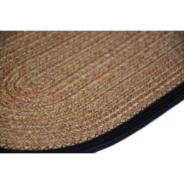 Črni/v naravni barvi komplet preprog za stopnice 16 ks 25x65 cm Milo Frame – Vitaus-image-2