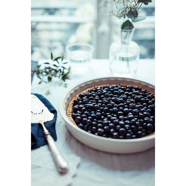 Emile Henry Patisserie slonokoščeni okrogli pekač za torte, 1,5 l-image-3