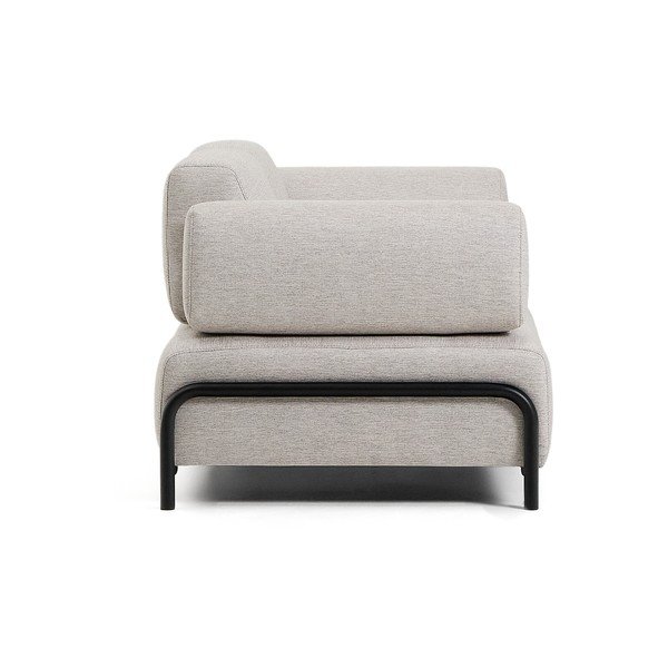Sivo-bež sedežna garnitura 200 cm Compo – Kave Home-image-3