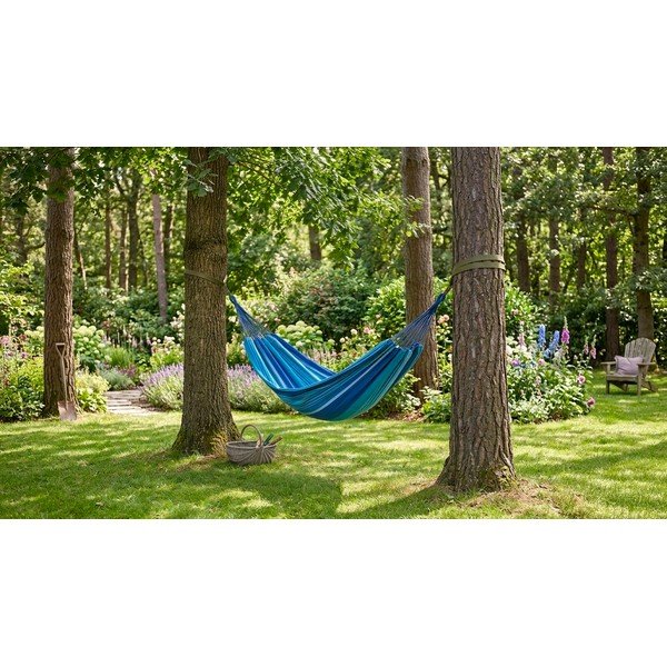 Modro-bela viseča mreža Cattara Textil-image-1