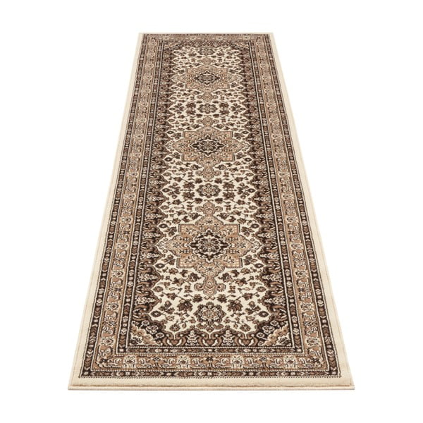 Bež preproga Nouristan Parun Tabriz, 80 x 250 cm-image-4