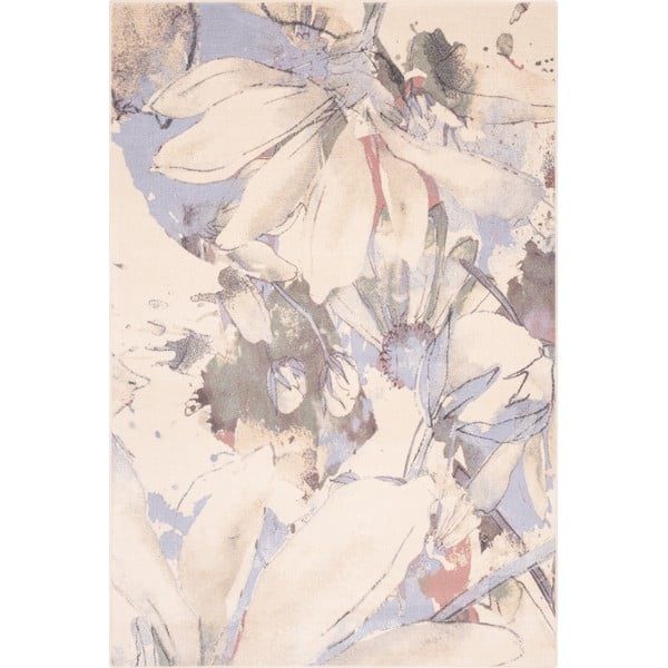 Kremno bela volnena preproga 200x300 cm Lilia – Agnella