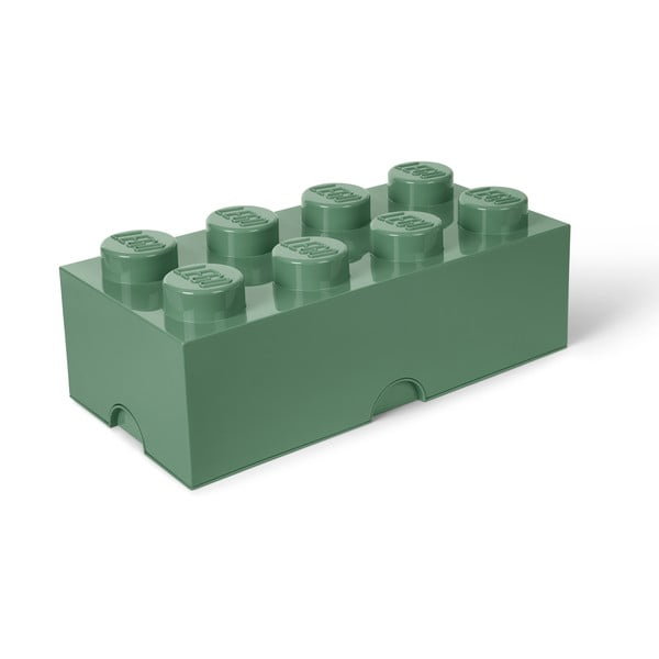 Khaki zelena škatla za shranjevanje LEGO®