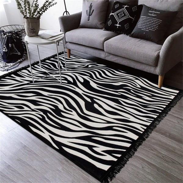 Obojestranska pralna preproga Kate Louise Doube Sided Rug Zebra, 160 x 250 cm-image-4