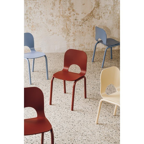 Rdeč jedilni stol Atto – noo.ma-image-1