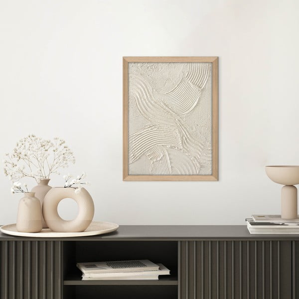 Ročno naslikana slika 32,5x42,5 cm Sand shadows – Malerifabrikken-image-1