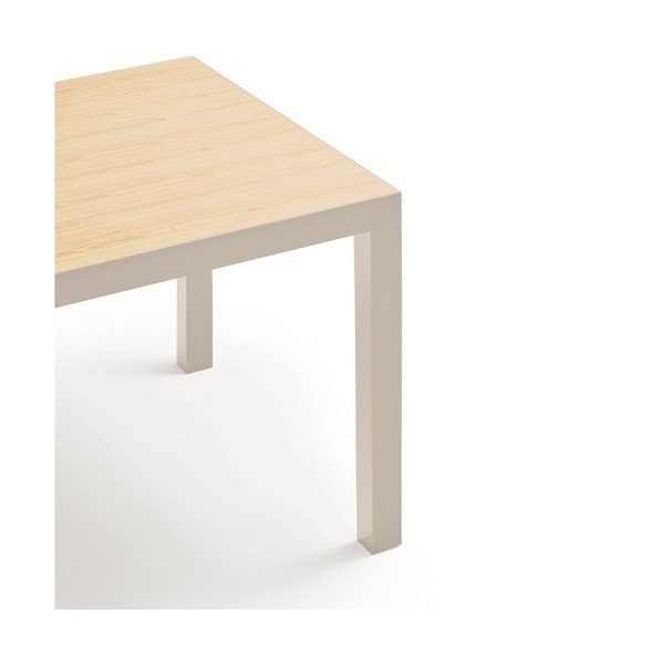 Jedilna miza s hrastovo mizno ploščo 75x180 cm Alma – Teulat-image-3