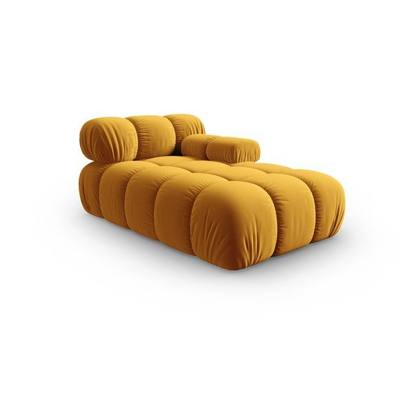 Rumen žameten ležalnik (desni kot) Bellis – Micadoni Home-image-3
