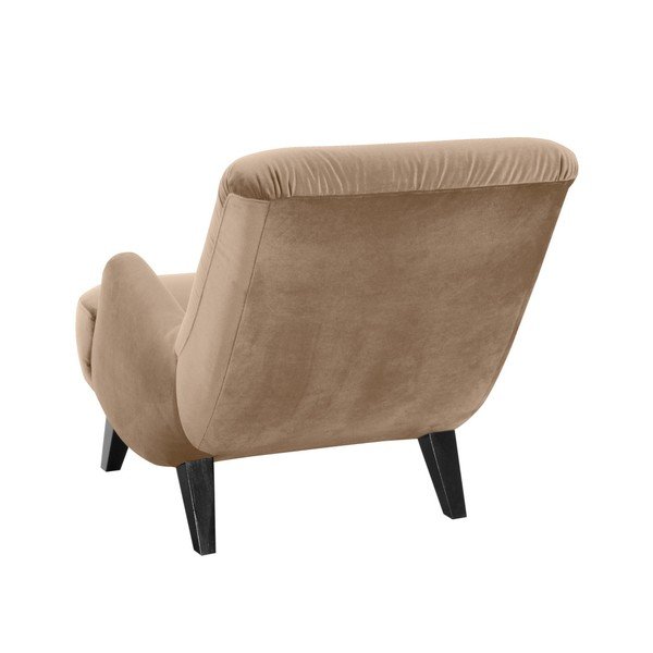 Bež fotelj s črnimi nogami Max Winzer Brandford Suede-image-1