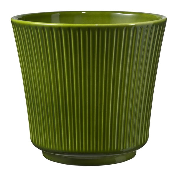 Zelen keramični cvetlični lonec Big pots Gloss,, ø 16 cm