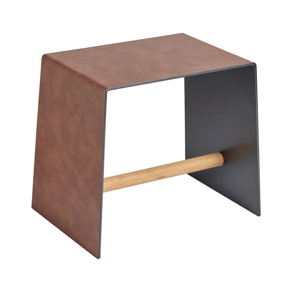 Kovinski stolček v konjak rjavi barvi Bull – LIND DNA-image-3