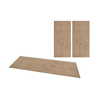 Komplet 3 bež tekačev Hanse Home Pure