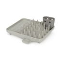 Svetlo siv plastičen odcejalnik posode 33,5x31,5 cm Duo – Joseph Joseph