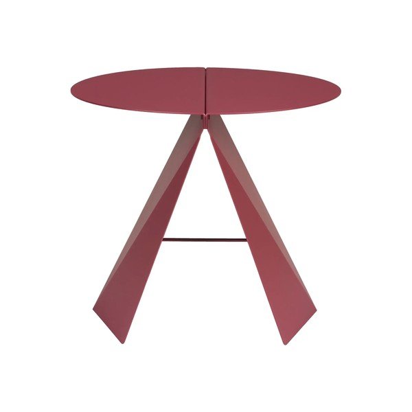 Kovinska okrogla stranska mizica 45x46 cm Foldy – Zuiver