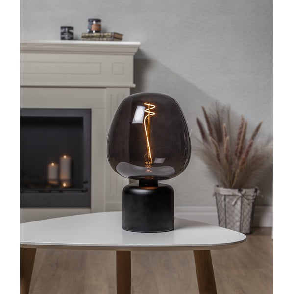 LED žarnica s toplo svetlobo z žarnico E27, 2 W Black Apple – Star Trading-image-1