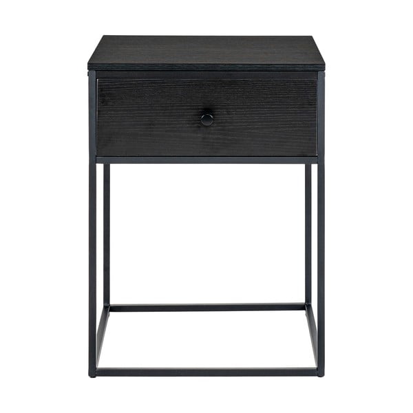 Črna nočna omarica Vita – House Nordic