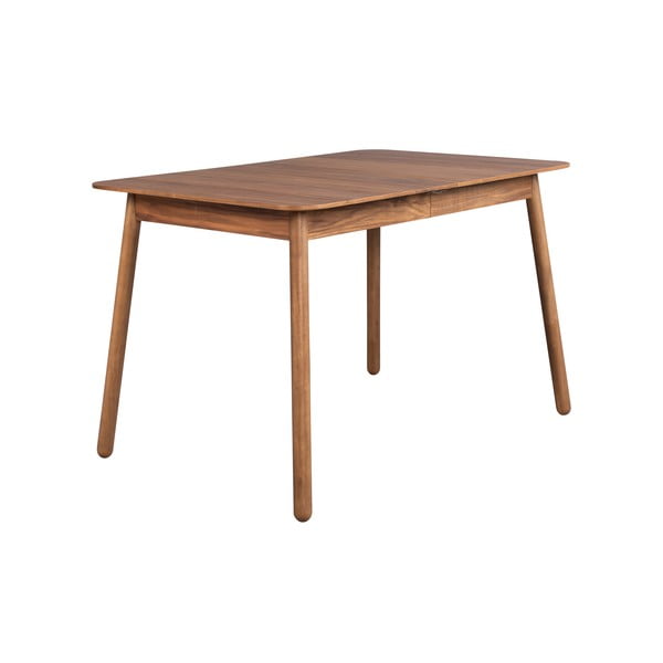 Raztegljiva jedilna miza z mizno ploščo v orehovem dekorju 80x120 cm Glimps – Zuiver-image-4