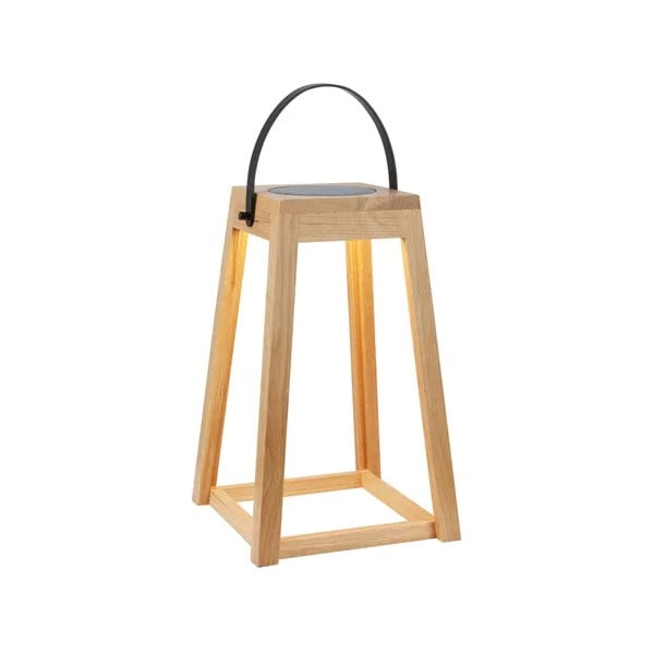 Rjava zunanja solarna LED lanterna s polnjenjem na USB (višina 54 cm) Nordic – Markslöjd-image-3