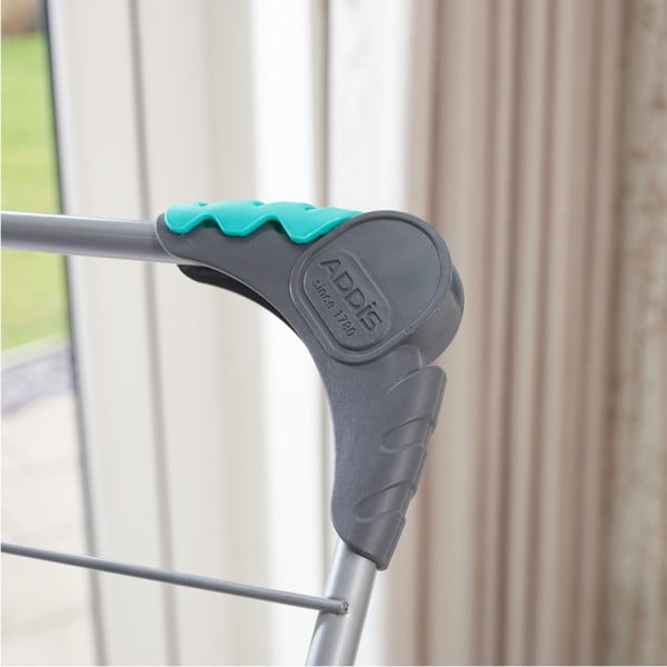 Tristopenjski sušilnik za perilo v srebrni barvi - Addis-image-1