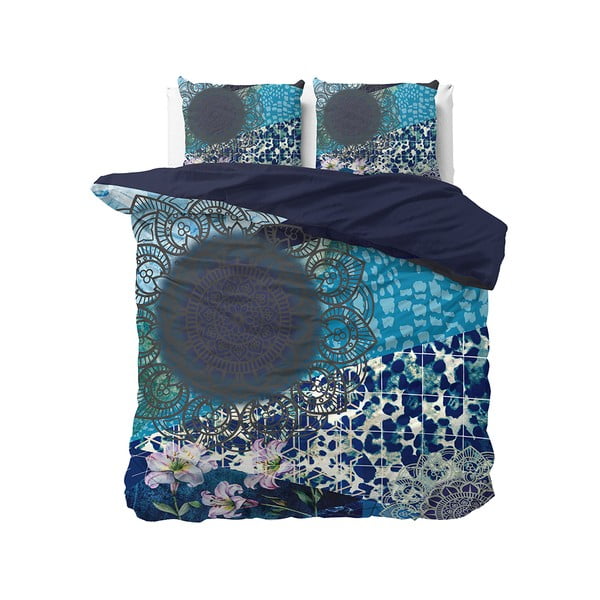 Bombažna posteljnina za zakonsko posteljo DH Satin Wild Imara, 200 x 200 cm