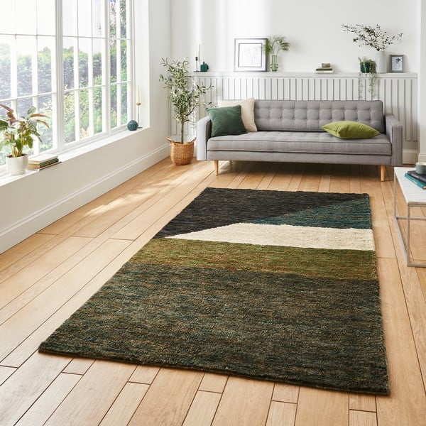 Zelena preproga 170x120 cm Hemp - Think Rugs-image-2