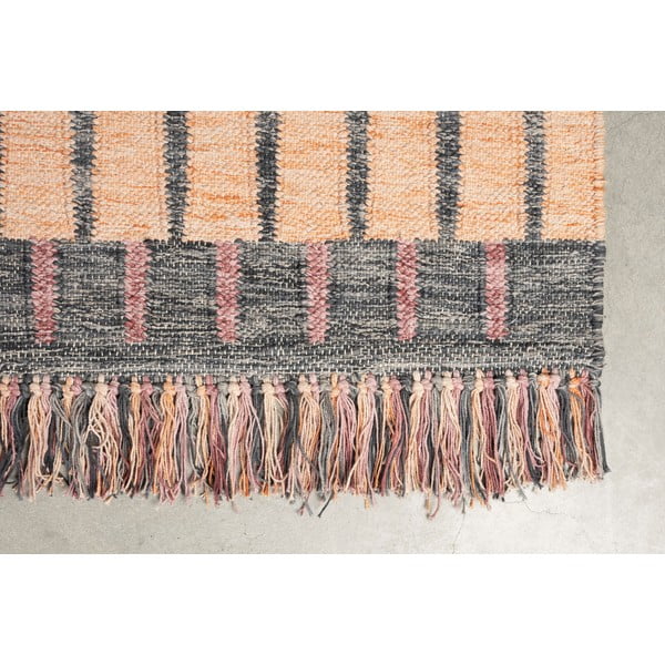 Rožnata/breskova bombažna preproga 160x230 cm Hampton – Dutchbone-image-4