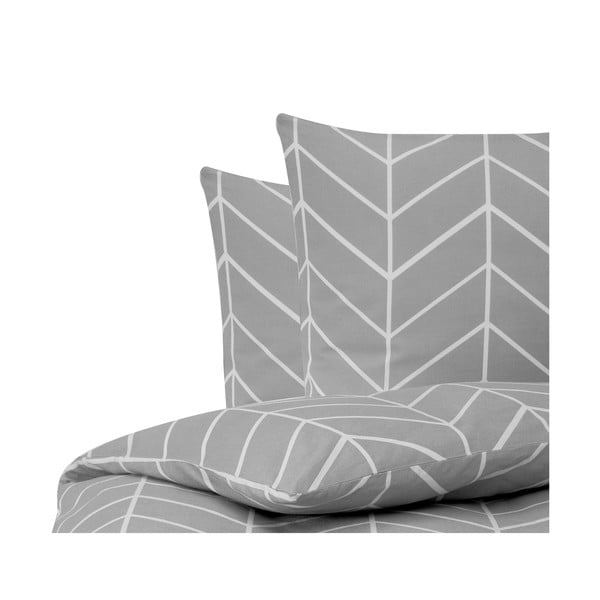 Siva flanelna posteljnina Westwing Collection Yule, 200 x 200 cm-image-2