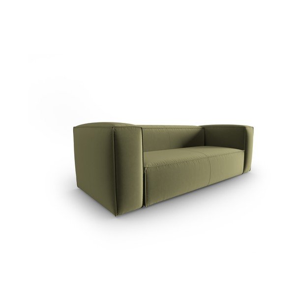 Zelena žametna sedežna garnitura 200 cm Mackay – Cosmopolitan Design-image-2