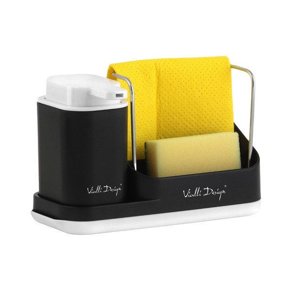 Črni set za pomivanje posode Vialli Design-image-2